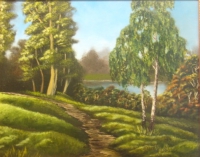 Холст на подрамнике. Масло.